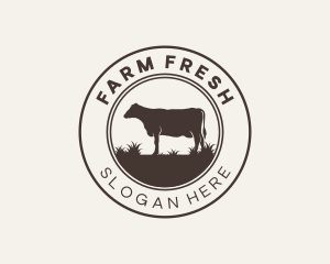 Grass Cow Farm logo design