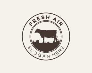 Grass Cow Farm logo design