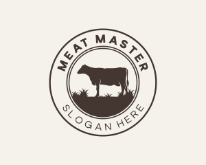 Grass Cow Farm logo design