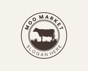 Grass Cow Farm logo design