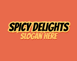 Spicy Asian Food  logo design