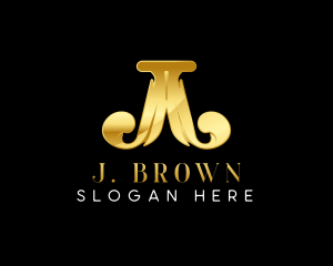 Elegant Professional Letter J  logo design