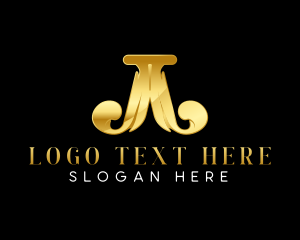 Typography - Elegant Professional Letter J logo design