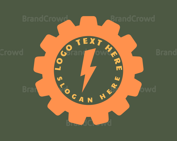 Orange Gear Lightning Logo