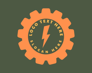 Orange Gear Lightning Logo