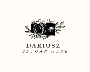Image - Camera Photography Leaves logo design