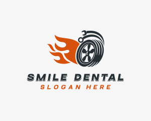 Wheels - Automotive Tire Repair logo design