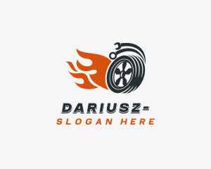 Garage - Automotive Tire Repair logo design