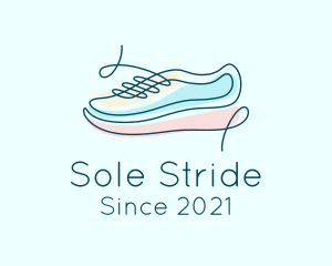 Sneaker - Sneaker Shoe Shoelace logo design