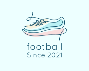 Footwear - Sneaker Shoe Shoelace logo design