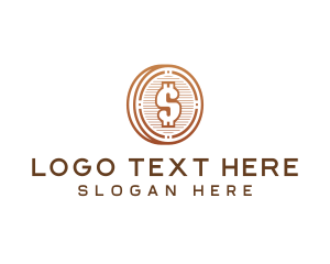 Lending - Money Coin Cash logo design