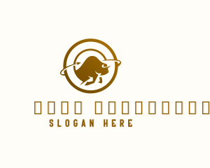 Wild - Bison Wildlife Animal logo design