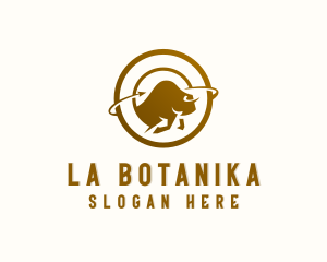 Animal - Bison Wildlife Animal logo design