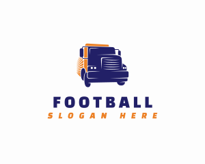 Moving - Logistics Express Truck logo design