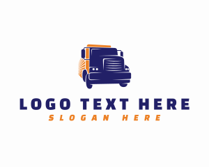 Drive - Logistics Express Truck logo design
