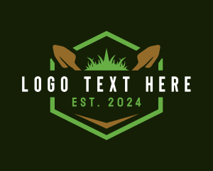 Digging - Lawn Digging Tool logo design
