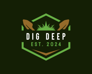 Lawn Digging Tool logo design