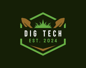 Lawn Digging Tool logo design