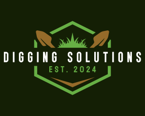 Lawn Digging Tool logo design