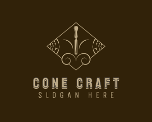 Woodcraft Wood Chisel logo design