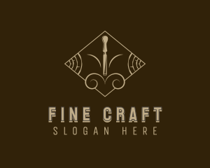 Woodcraft Wood Chisel logo design