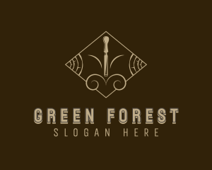 Woodcraft Wood Chisel logo design