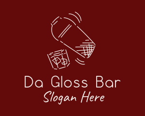 Whisky Cocktail Shaker logo design