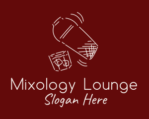 Cocktail - Whisky Cocktail Shaker logo design