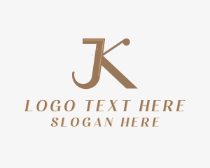 Letter Dk - Accessory Tailoring Boutique logo design