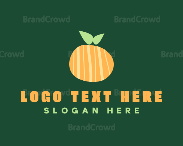 Orange Citrus Fruit Logo