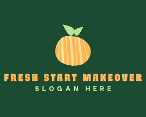 Orange Citrus Fruit logo design