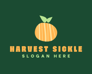 Orange Citrus Fruit logo design