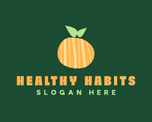 Orange Citrus Fruit logo design