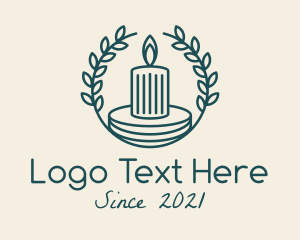 Aromatherapy - Organic Scented Candle logo design