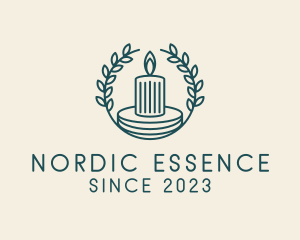 Organic Scented Candle  logo design