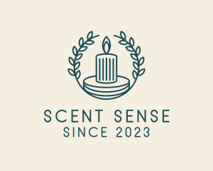 Organic Scented Candle  logo design