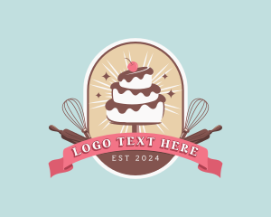 Cake Pastry Dessert logo design