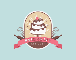 Cake Pastry Dessert logo design