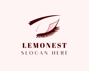 Makeup Tutorial - Beauty Eyelash Perm Salon logo design