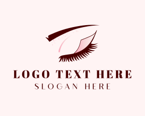 Influencer - Beauty Eyelash Perm Salon logo design