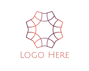 Pattern - Gradient Tile Pattern logo design