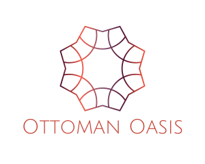 Ottoman - Gradient Tile Pattern logo design