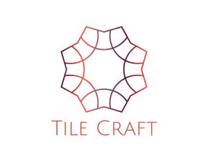 Tile - Gradient Tile Pattern logo design
