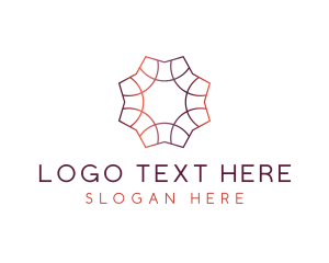 Gradient Tile Pattern logo design