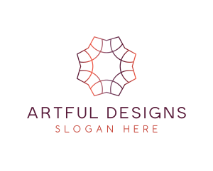 Gradient Tile Pattern logo design