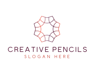 Gradient Tile Pattern logo design