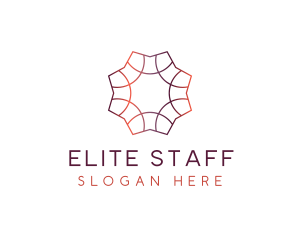 Gradient Tile Pattern logo design