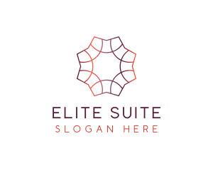 Gradient Tile Pattern logo design