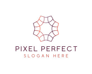 Gradient Tile Pattern logo design