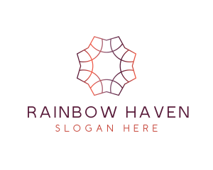 Gradient Tile Pattern logo design